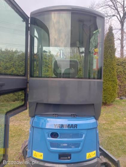 Minikoparka Yanmar 1.  2 tony Nowecja sztuka