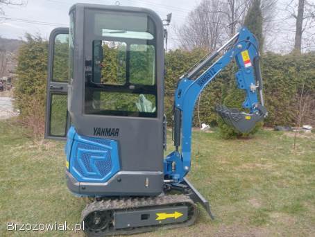 Minikoparka Yanmar 1.  2 tony Nowecja sztuka