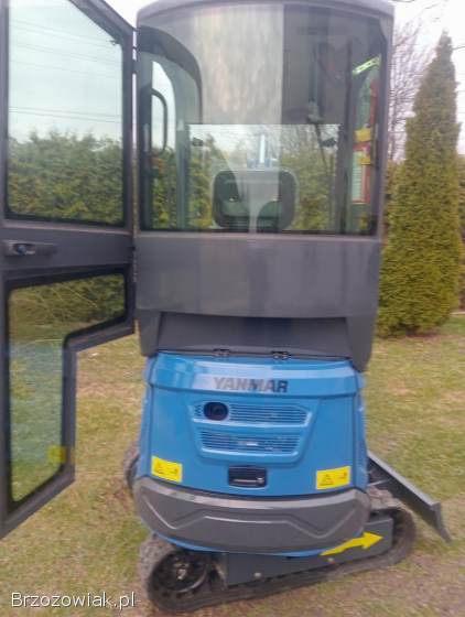 Minikoparka Yanmar 1.  2 tony Nowecja sztuka