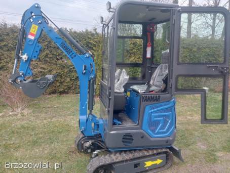 Minikoparka Yanmar 1.  2 tony Nowecja sztuka