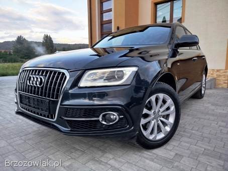 Audi Q5 2,  0TDI moc 190KM S-LINE x3,  PANORAMA,  skóra,  FULL serwis ASO AUDI