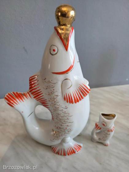Porcelana,  szkło oraz lustro