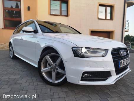 Audi a4 b8 S-LINE 20TDI CR,  skóra,  navi,  full serwis,  2015 rok prod