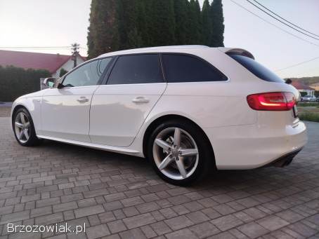 Audi a4 b8 2,  0tdi cr S-LINE ⭐ skóra,  navi,  led bixenon ⭐ pelny serwis ⭐ 2015r
