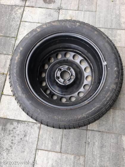 Koło zapasowe (felga stalowa + opona) +Wkład z narzędziami do koła zapasowego VW