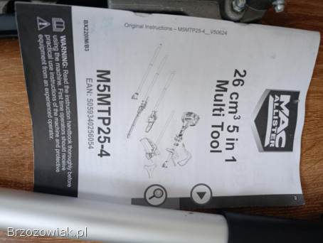 Podkaszarka spalinowa Mcallister MBCB33 cały zestaw