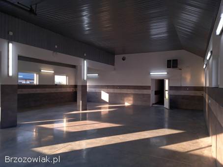 Do wynajęcia hala warsztatowa z zapleczem socjalnym
