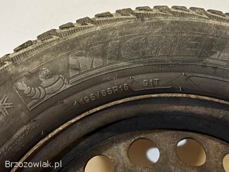 Komplet kół zimowych Michelin Alpin 5 195/65 R15 + felgi stalowe