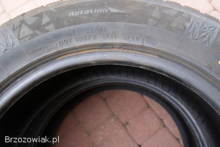 Opony zimowe 235/55R17 około 6,  5 mm 2 szt.  Platin dot3422 i 2 szt.  Nexnen dot2424