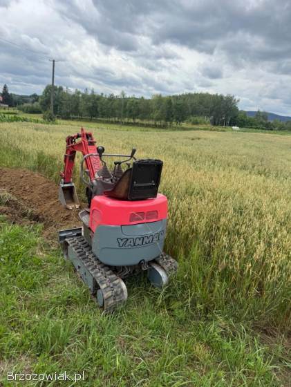 Minikoparka yanmar sv08