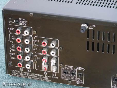 Wzmacniacz stereo Technics SU-X120 mocny,  sprawny i ładny.  DOSTAWA