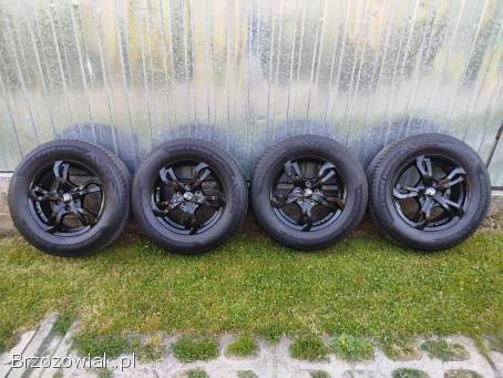 Koła zimowe hyundai ix35 tucson 5x114,  3 alufelgi czarne jak nowe 215/70R16