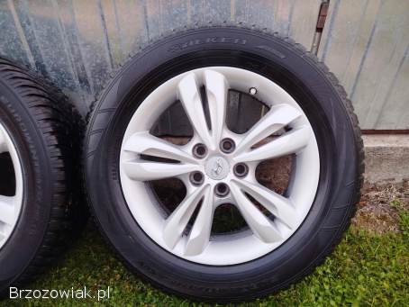 Koła zimowe hyundai ix35 tucson 5x114,  3 alufelgi 225/60R17