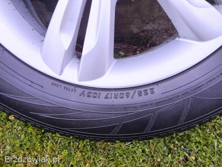 Koła zimowe hyundai ix35 tucson 5x114,  3 alufelgi 225/60R17