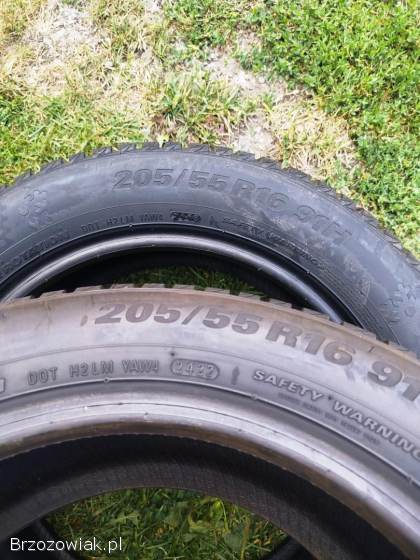 2 nowe opony zimowe kumho 205/55R16 2x9mm doty (16/22)