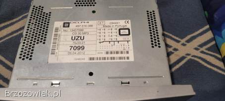 Radio opel corsa D CD30 MP3 2szt z kodem.