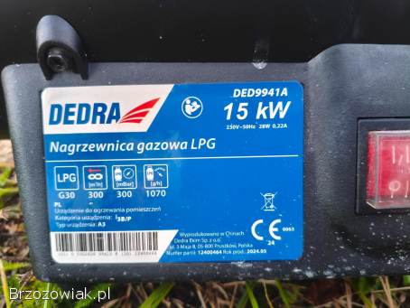 Nagrzewnica gazowa 15 kW Dedra