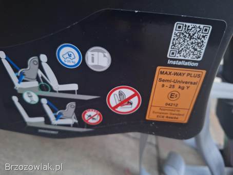 Fotelik Britax Max Way RWF 9 25 kg