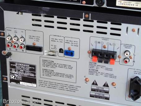 Wieża Pioneer DC-Z94 pilot korektor gr CD mocna 370 wat.  DOSTAWA