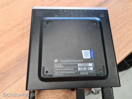 Komputer HP Prodesk 400 G4 DM Core i5-8500T 6 rdzeni 8GB RAM 256GB SSD + Monitor