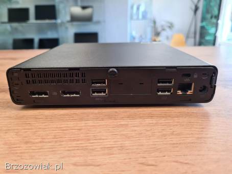Komputer HP Prodesk 400 G4 DM Core i5-8500T 6 rdzeni 8GB RAM 256GB SSD + Monitor