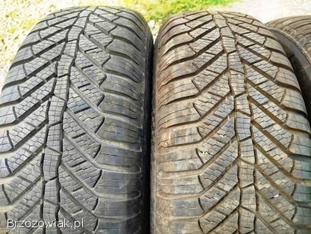 Koła zimowe kia sportage hyundai 5x114,  3 opony zima 9mm jak nowe 215/70R16