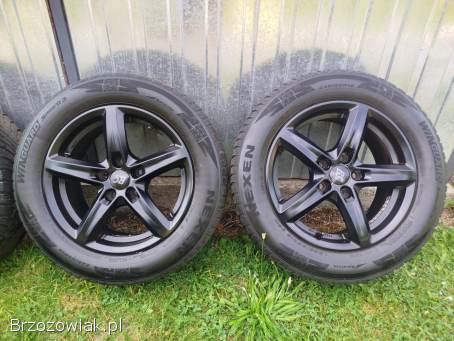 Koła zimowe 5x112 16 cali audi a4 b8 225/55R16 czarne opony 4x6mm 2023r.