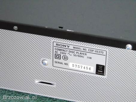 Odtwarzacz płyt Sony CDP-XE270 sprawny.  WYSYŁKA.