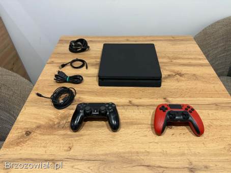 Okazja!  Konsola PS4 1TB + 2 pady!  Playstation 4 Slim Gwarancja!