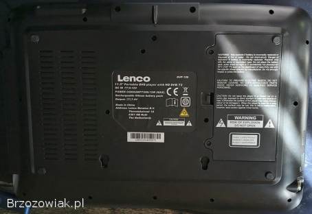 Lenco DVP-125 12-calowy DVD -  USB -  SD -  DVB-t2