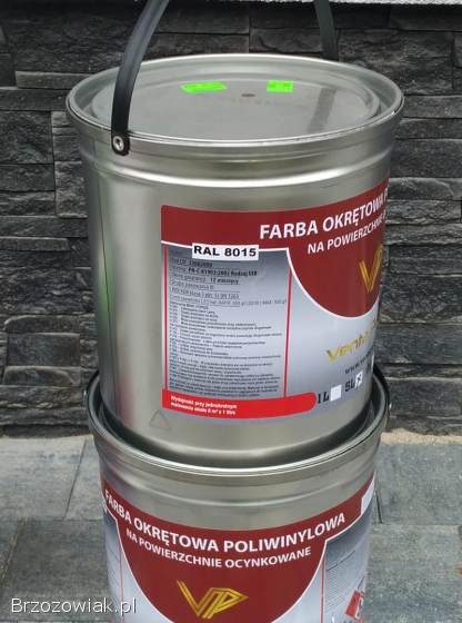Farba Poliwinylowa 20L plus rozpuszczalnik 5L