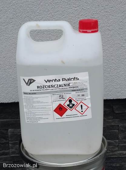 Farba Poliwinylowa 20L plus rozpuszczalnik 5L