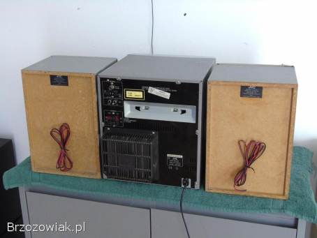 Wieża JVC kolumny Radio AUX mocna.  DOSTAWA.