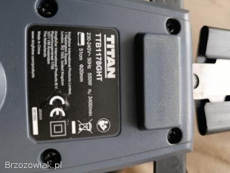 Nożyce do żywopłotu elektryczne Titan TTB823HDC 550W 50 cm