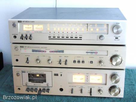 Wzmacniacz tuner i magnetofon ITT sprawne i ładne Vintage.  DOSTAWA