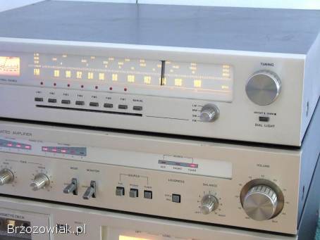 Wzmacniacz tuner i magnetofon ITT sprawne i ładne Vintage.  DOSTAWA