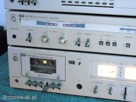 Wzmacniacz tuner i magnetofon ITT sprawne i ładne Vintage.  DOSTAWA