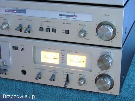 Wzmacniacz tuner i magnetofon ITT sprawne i ładne Vintage.  DOSTAWA