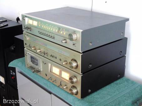 Wzmacniacz tuner i magnetofon ITT sprawne i ładne Vintage.  DOSTAWA