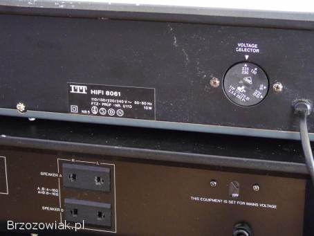 Wzmacniacz tuner i magnetofon ITT sprawne i ładne Vintage.  DOSTAWA