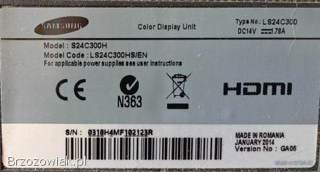 Monitor Samsung 24