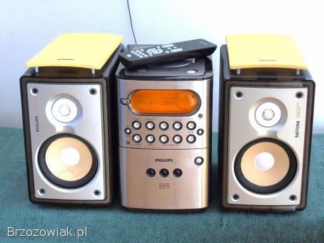 Sprawna wieża Philips MC-M250 pilot kolumny.  WYSYŁKA.