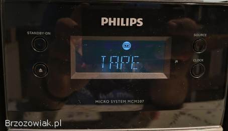 Wieża Philips mcm207/12 wieża radio,  odtwarzacz kaset,  usb,  mp3 link