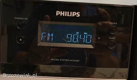 Wieża Philips mcm207/12 wieża radio,  odtwarzacz kaset,  usb,  mp3 link