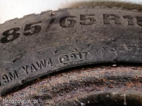 Felgi opel z oponami 6mm bieżnik