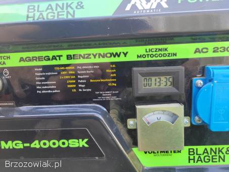Agregat prądotwórczy Blank&Hagen 3KW AVR