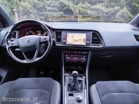 SEAT ATECA 2,  0TDI moc 150KM 4x4 kamera,  skóra,  navi,  FULL led,  4x4 2017