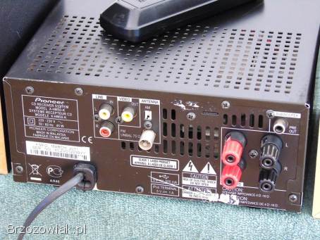 Wieża Pioneer pilot USB mp-3 CD RDS AUX kol.  WYSYŁKA