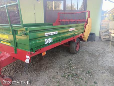 Rozrzutnik obornika jednoosiowy 2.  5t