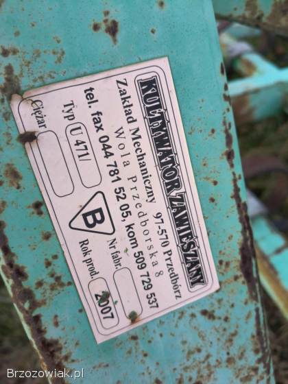 Agregat 1.  8m kultywator wąska łapa przedbórz rolex bomet